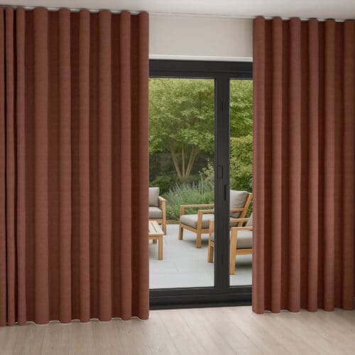 Ashby Saffron Wave Curtain