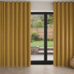 Merrick Ochre Wave Curtain