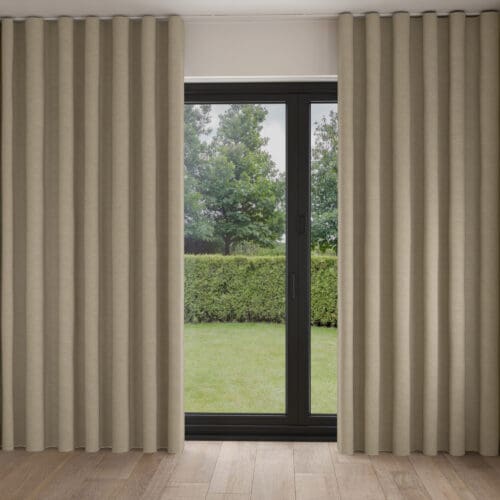 Penrose Oatmeal Wave Curtain
