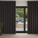 Penrose Walnut Wave Curtain