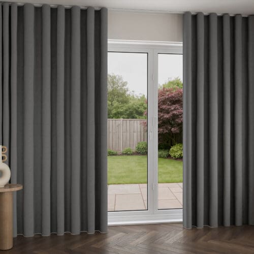 Merrick Slate Wave Curtain