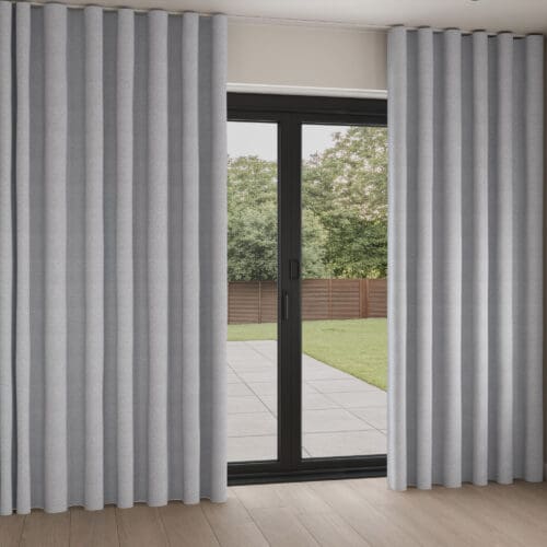 Doveley Denim Wave Curtain