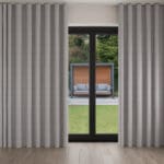 Doveley Graphite Wave Curtain