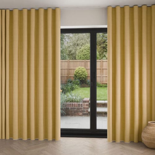 Juniper Saffron Wave Curtain