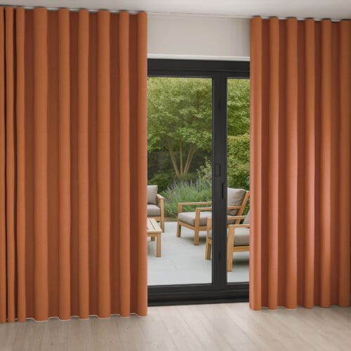 Juniper Amber Wave Curtain