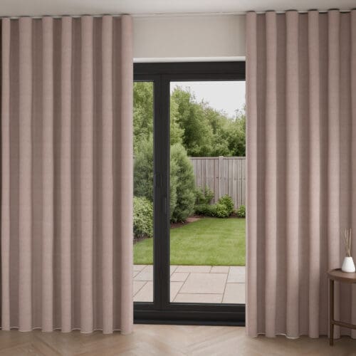 Harriet Blush Wave Curtain