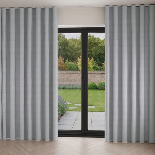 Harriet Denim Wave Curtain
