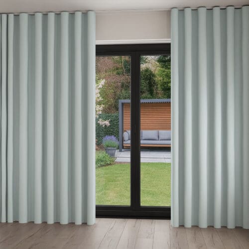 Clementine Sky Wave Curtain