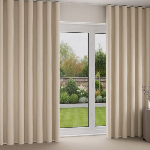 Clementine Stone Wave Curtain