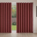Merrick Cranberry Wave Curtain