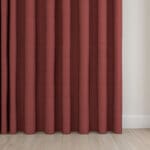 Merrick Cranberry Wave Curtain