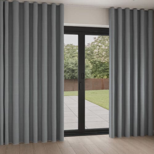 Merrick Denim Wave Curtain