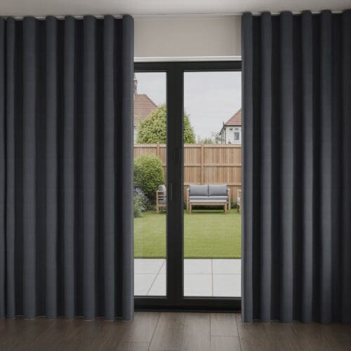 Merrick Ink Wave Curtain