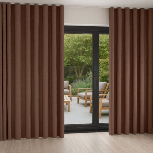 Clarissa Rust Wave Curtain