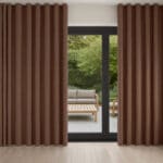 Clarissa Rust Wave Curtain